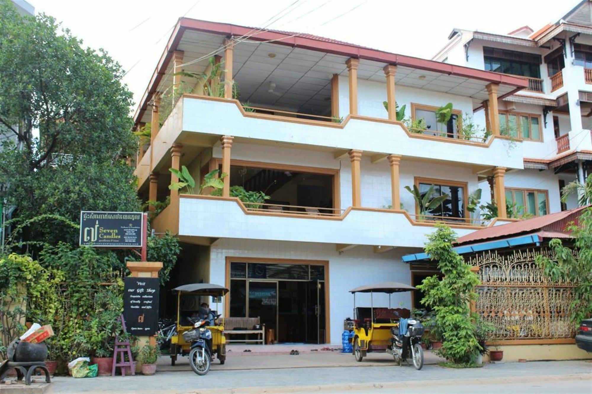 Seven Candles Guesthouse Siem Reap Exterior foto